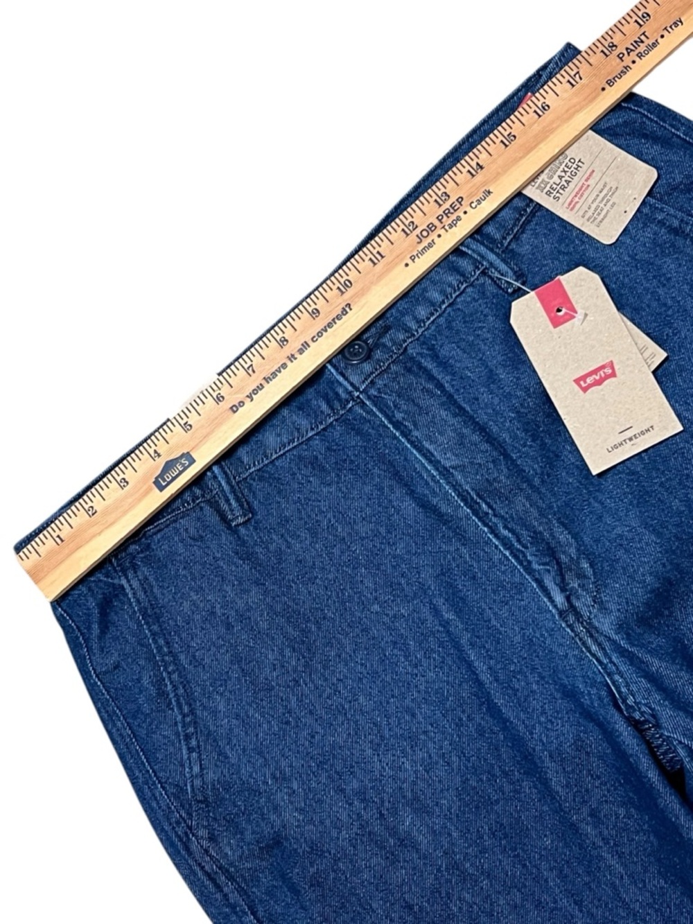 Levi's XX Chino Blue Jeans Relaxed Straight 34 x 34 Dadcore Heritage Minimalist - Picture 8 of 12